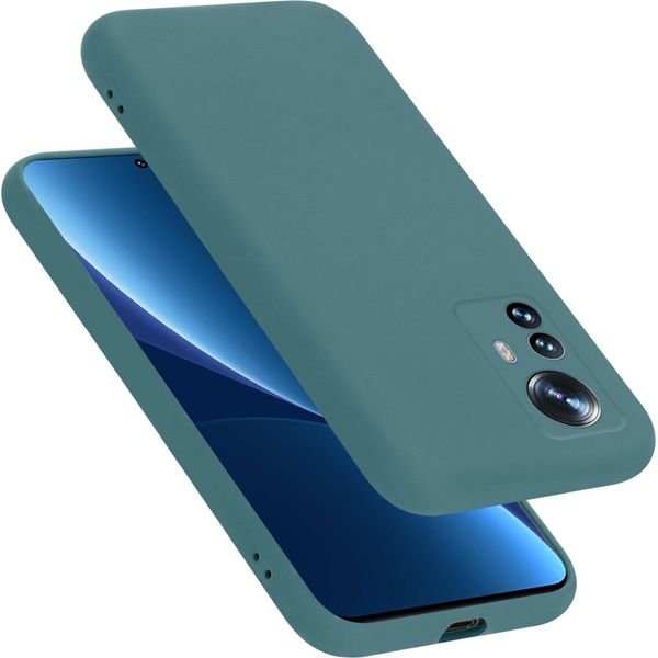 Cadorabo Custodia Protettiva Per Xiaomi 12 Pro Custodia In Verde Telefono Cellulare Case Cover Tpu Etui-image
