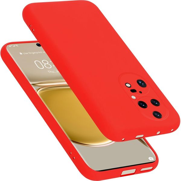 Cadorabo Custodia Protettiva Per Huawei P50 Pro Custodia In Rosso Telefono Cellulare Case Cover Tpu Etui-image