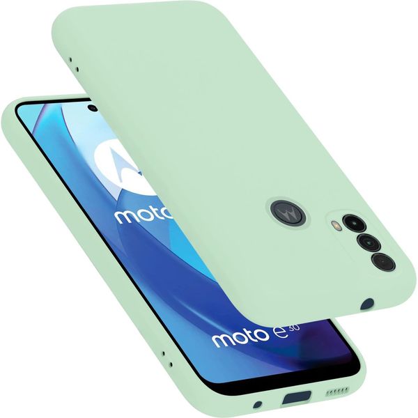 Cadorabo Custodia Protettiva Per Motorola Moto E20 / E30 / E40 Custodia In Verde Cellulare Case Cover Tpu Etui-image