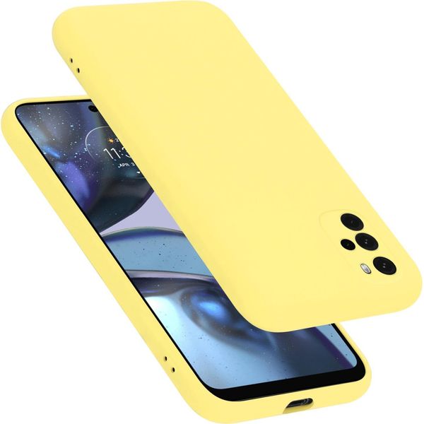 Cadorabo Custodia Protettiva Per Motorola Moto G22 Custodia In Giallo Telefono Cellulare Case Cover Tpu Etui-image