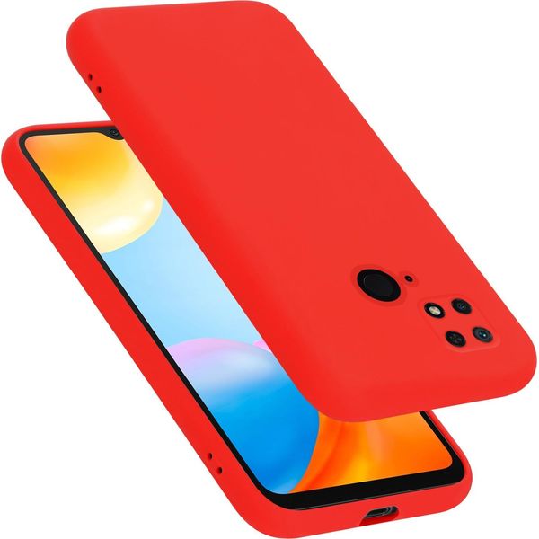 Cadorabo Custodia Protettiva Per Xiaomi Redmi 10C / Poco C40 Custodia In Rosso Telefono Cellulare Custodia Cover Tpu Etui-image