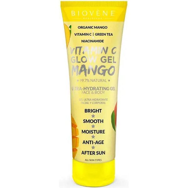 Biovene Vitamin C Glow Gel Mango Gel Ultra-Idratante Per Viso E Corpo, 200 Ml-image