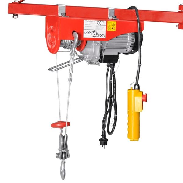 Paranco Elettrico A Fune 1000 W 300/600 Kg-image