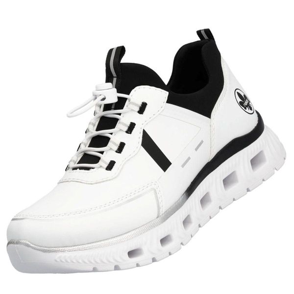 Rieker Donna Scarpa Slip-On Elasticizzata Imbottita Memosoft M6062, Misura:42 Eu, Colore:Bianco-image