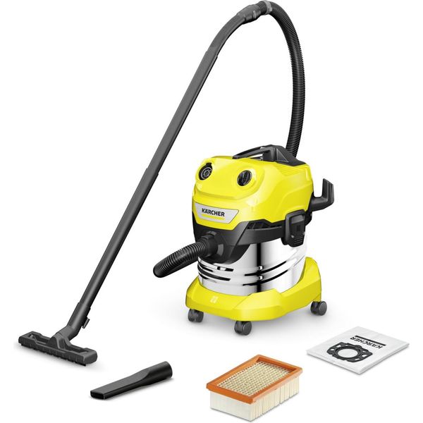 KäRcher Wd 4 S V-20/5/22 20 L Trommel-Vakuum Trocken&Nass 1000 W Beutellos (1.628-260.0)-image