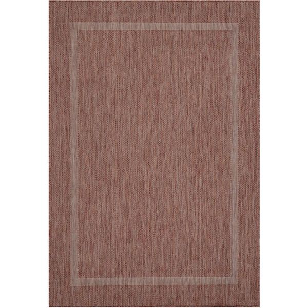 120X170 Cm Pezzo Di Tappeto Relax 4311 Rosso-image
