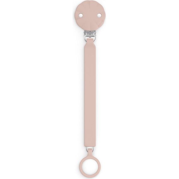 Suavinex, Catena Portaciuccio In Silicone, Fascia Portaciuccio, Per Bambini +0 Mesi, Morbida E Flessibile, Design Monopezzo, Clip Portaciuccio Morbida E Flessibile, Wonder Mauve Chalk-image