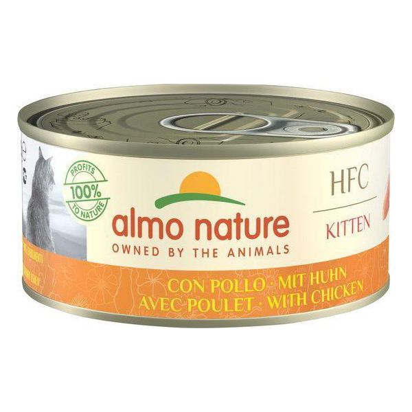 Almo Nature Hfc Naturale Kitten & Huhn 150Gx24-image