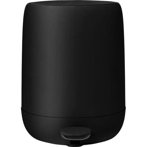 Blomus Sono Bidone A Pedale, Bidone Per Rifiuti, Bidone Per Rifiuti, Bidone Per Rifiuti Da Bagno, Nero ,3 L, 66328-image