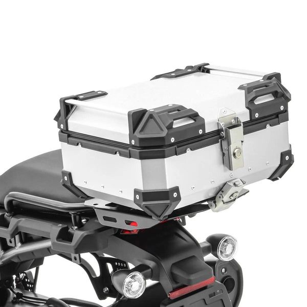 Moto Alu Top Case Bagtecs XB28S Alluminio Universale 28 Litri Argento-image