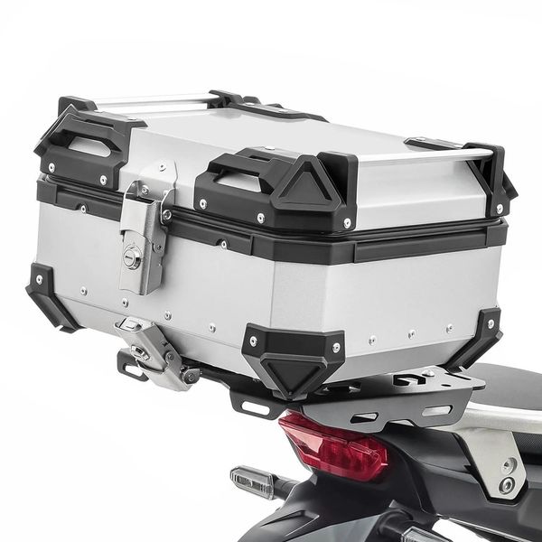 Bauletto Moto Alluminio Bagtecs XB22 Alluminio Universale 22 Litri Argento-image