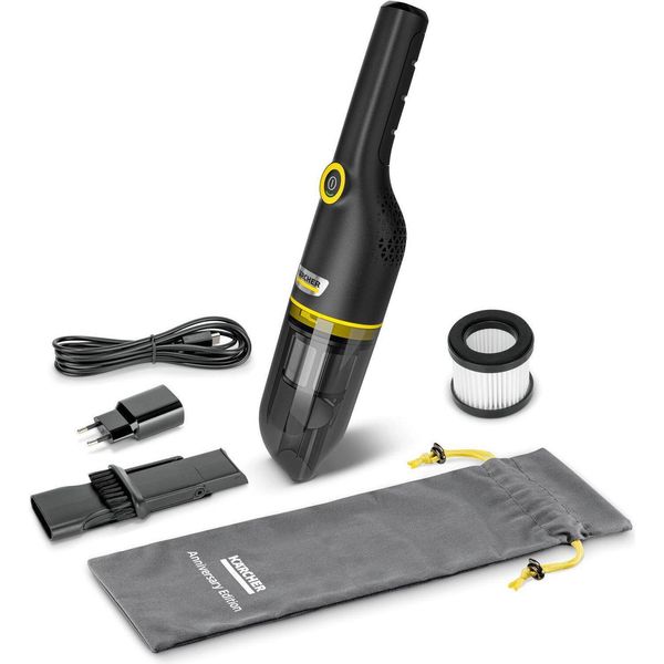 KäRcher 1.198-355.0, Secco, Hepa, Filtraggio, 78 Db, Senza Sacchetto, Nero, Giallo-image