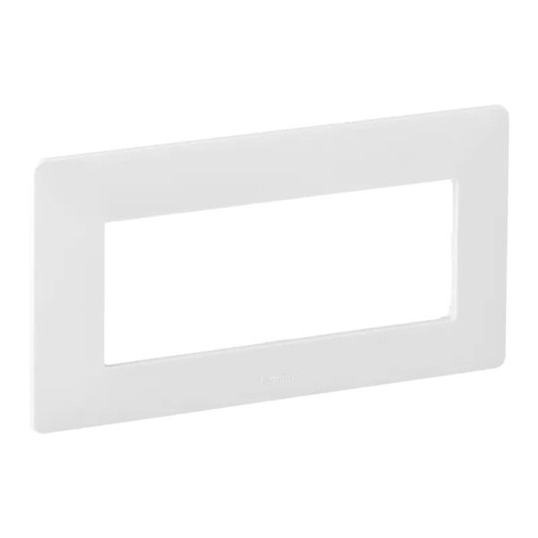 Legrand Valena Life Telaio A 5 Moduli + Anello Di Supporto. Colore: Bianco Ultra 754006-image