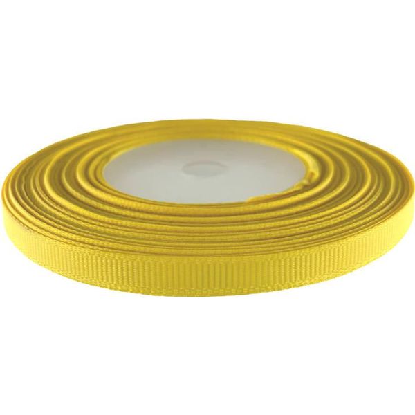 Nastro Grosgrain 6 Mm, Giallo 22,5 Metri-image