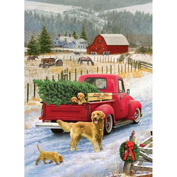 Cobble Hill Puzzle Natale In Fattoria 1000 Pezzi-image