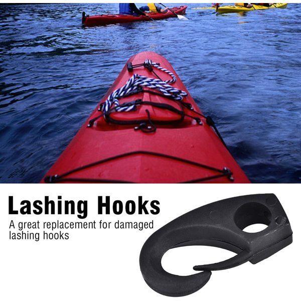Accessori Per Canoe - Set Di 6 Ganci Di Tensione In Nylon Per Kayak E Imbarcazioni, Ideali Per Fissare L'attrezzatura Per Gli Sport Acquatici-image