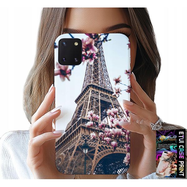 Custodia Per Samsung Galaxy A81 - Parigi Torre Eiffel Bei Luoghi Indietro-image