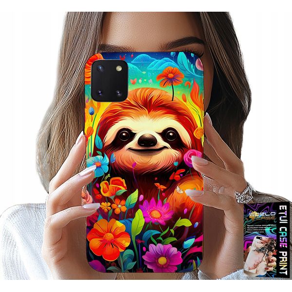 Custodia Per Samsung Galaxy A81 - Motivi Animali Koala Colorati + Vetro-image
