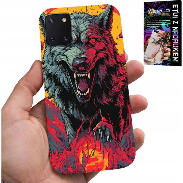 Custodia Per Samsung Galaxy A81 - Wolf Pack Super Patterns Case + Glass-image