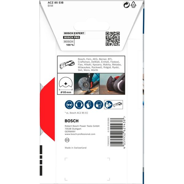 Bosch 2608669086 Bosch Pro Acz 85 Eib SegmentsäGeblatt 85,0 Mm-image