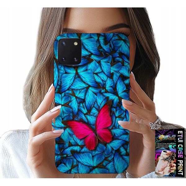Custodia Per Samsung Galaxy A81 - Farfalla Blu, Farfalla, Disegni Femminili-image