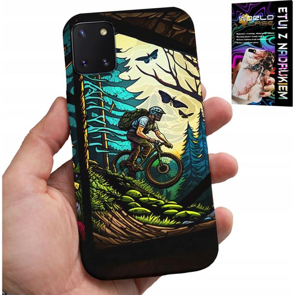 Custodia Per Samsung Galaxy A81 - Spedizioni Estreme In Bicicletta Nella Foresta-image