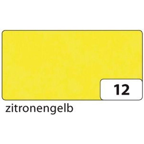 Folia 88120-12 Carta Trasparente - Giallo Limone, 70 Cm X 100 Cm, 42 G/M²-image