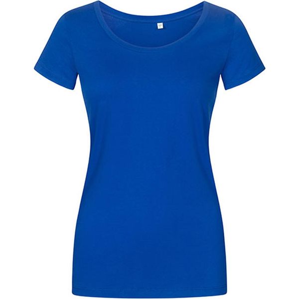X.O By Promodoro 1545 | Maglietta Da Donna A Girocollo, Cotone Pettinato - Colore: Azzurro - Taglia: 3XL-image