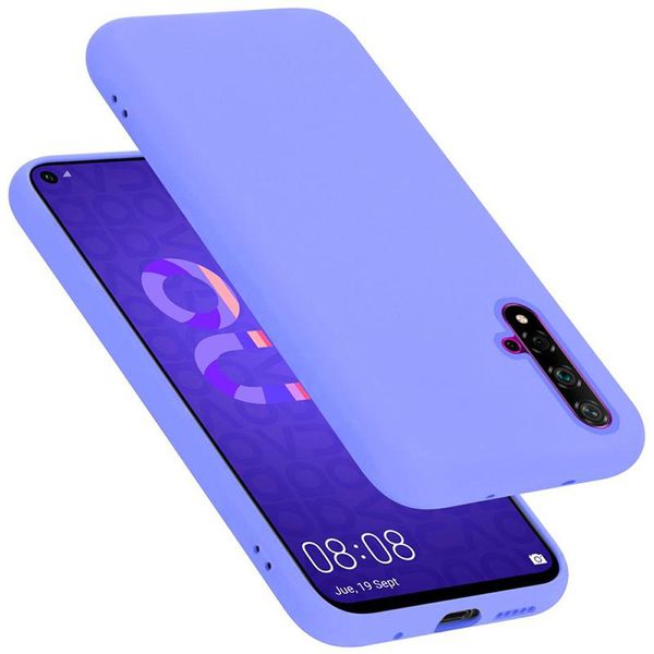 Cadorabo Custodia Protettiva Per Honor 20 / 20S / Huawei Nova 5T Caso In Viola Telefono Cellulare Caso Case Cover Tpu Etui-image