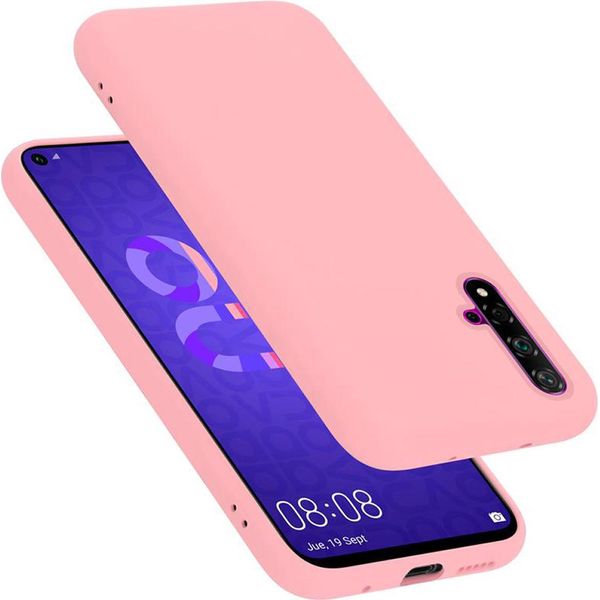 Cadorabo Custodia Protettiva Per Honor 20 / 20S / Huawei Nova 5T Caso In Rosa Telefono Cellulare Custodia Cover Tpu Etui-image