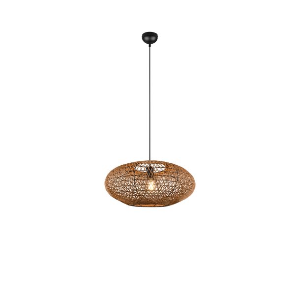 Trio Hedda Lampada A Sospensione E27 ⌀52Cm Nero Opaco Altezza Regolabile-image