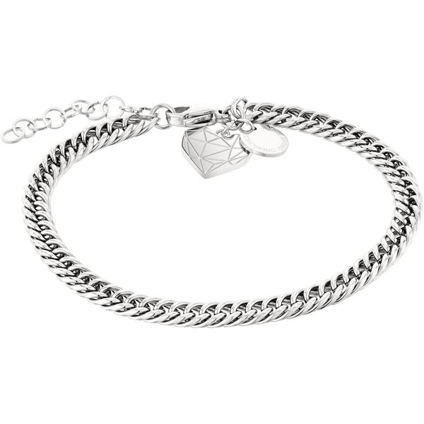 Armband Liebeskind Berlin "Schmuck Geschenk Edelstahl Armkette Herz", Silber (Silberfarben), ArmbäNder, Damen, 21Cm, Edelstahl, Armband-image