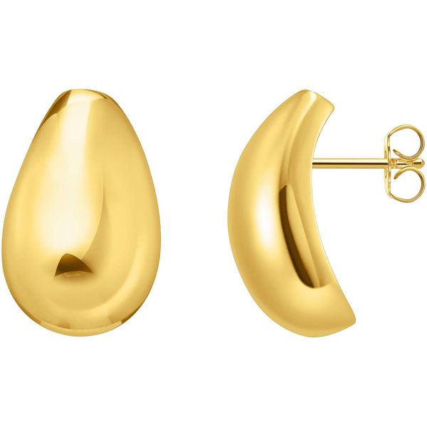 Paar Ohrstecker Thomas Sabo "Schmuck Silber 925 Ohrringe Teardrop-Form", Gold (Gelbgoldfarben), Ohrringe, Damen, Silber 925 (Recycelt)-image