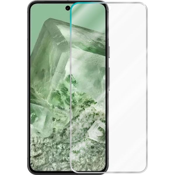 Cadorabo Pellicola Protettiva Per Google Pixel 8 In Crystal Clear Pellicola Temperata Di Protezione Del Display In Vetro Blindato-image
