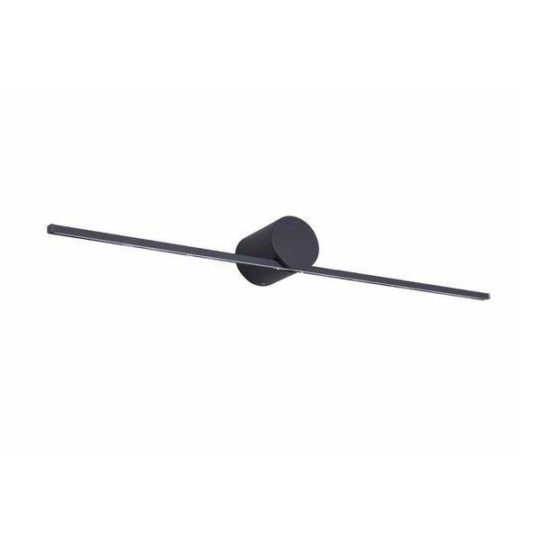 Lampada Da Parete A Striscia Led Nera Camara Led 6W Zuma Line-image