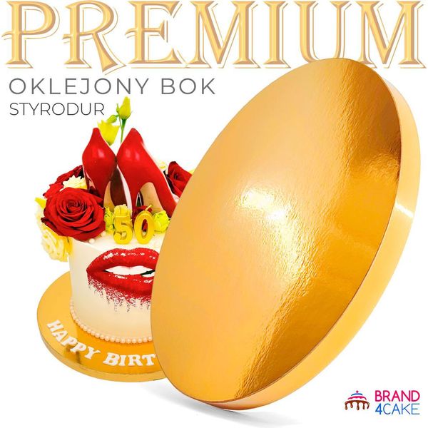 Tavola Per Torte Premium Gold 30 Cm Per Torte Fino A 10 Kg-image