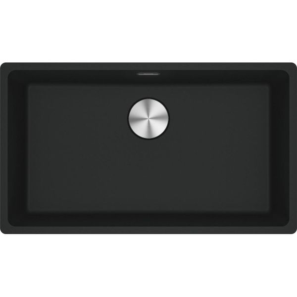Lavello Sottopiano Franke Maris Mrg 110-72 Fragranit Nero Opaco, Funzionamento Manuale-image