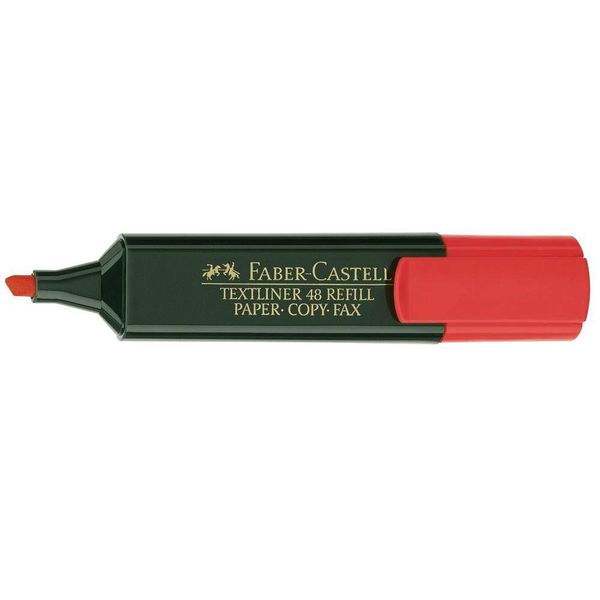 Faber-Castell 154821 Evidenziatore Tl 48 Refill - Ricaricabile, Rosso-image