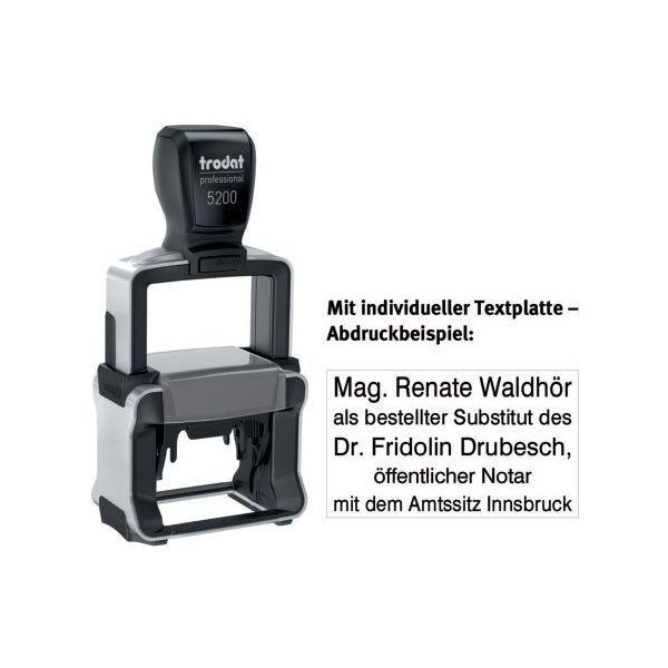 Trodat® 5200 Professional 5200 - Per Max. 6 Righe, 41 X 24 Mm-image