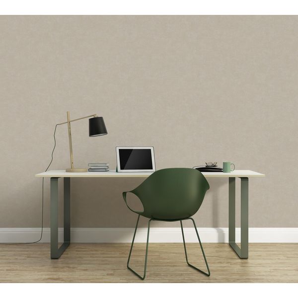 Vliestapete A.S. Création "Casual Living Einfarbige Tapete Unitapete Mit Struktur Landhaus", Grau (Grau,Beige), B:0,53M H:0,02M L:10,05M, Vlies, Tapeten, Vliestapete Uni FüR Schlafzimmer KüChe Wohnzimmer Uni Design Modern-image