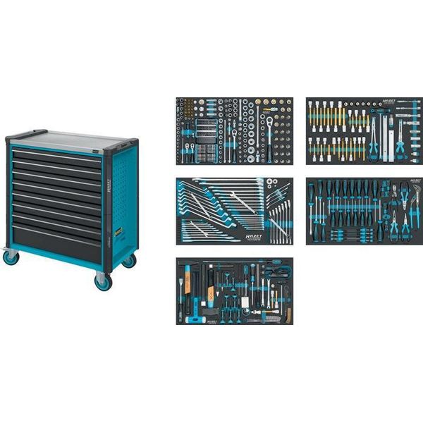 Carrello Da Officina Hazet Con Assortimento Di 440 Pezzi, 179NXL-8/440-image