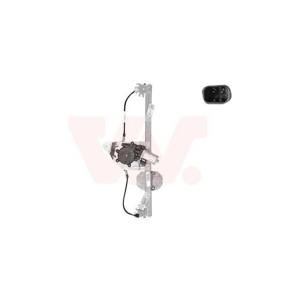Van Wezel 1507262 - Oe 807209299R Regolatore Di Finestrino, Anteriore Destro Per Sandero, Logan-image