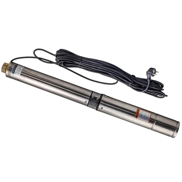 Pompa Sommergibile Per Pozzi Profondi, Cavo Da 20 M, Portata Di 6600 L/H-image