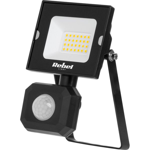 Rebel URZ3620 Faretto Con Sensore Crepuscolare E Di Movimento, 20 W, 6500K, 230V, 1728 Lm-image