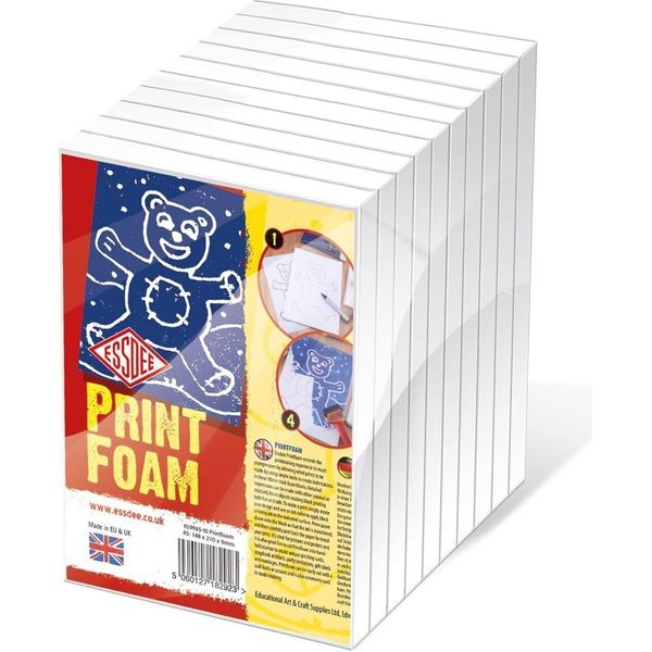 Essdee Stampa A Blocchi Printfoam, A5, (Confezione Da 10)-image