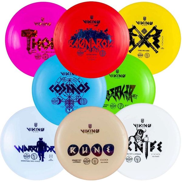 Set Di Dischi Da Golf Viking Disc Ground - 8 Dischi-image