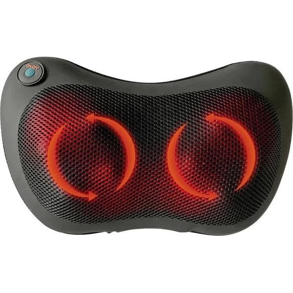 Cuscino Per Massaggi Shiatsu, Doppia Terapia Del Calore, Nero-image