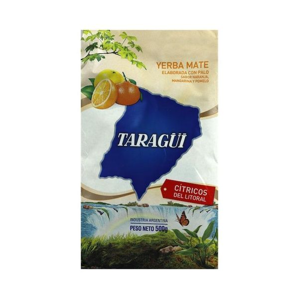 Taragui Mate Tea Citricos Del Litoral 500G | Tè Mate Dall'argentina | Bevanda Energetica-image