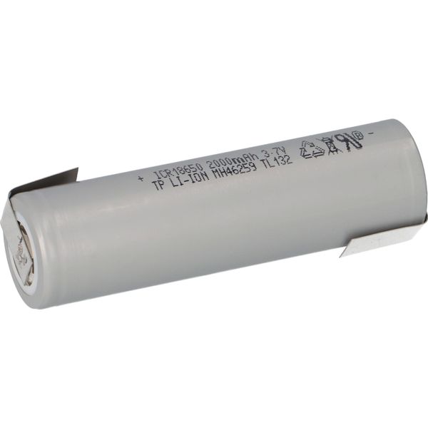 Batteria Agli Ioni Di Litio Terrae Inr 18650 20P - 3,7V 2000Mah 30A Tag A Saldare A Z-image
