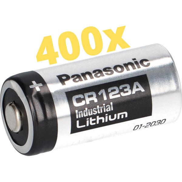 400X Panasonic 3V CR123A DL123A Batterien CR17345 Ultra Lithium Foto Bulk-image